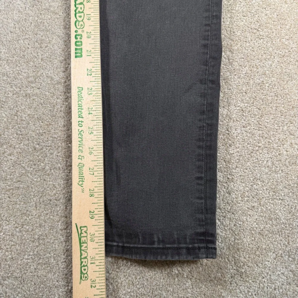 American Eagle Slim Straight Jeans Mens 30x32 (FITS 29x31) Gray Flex Denim